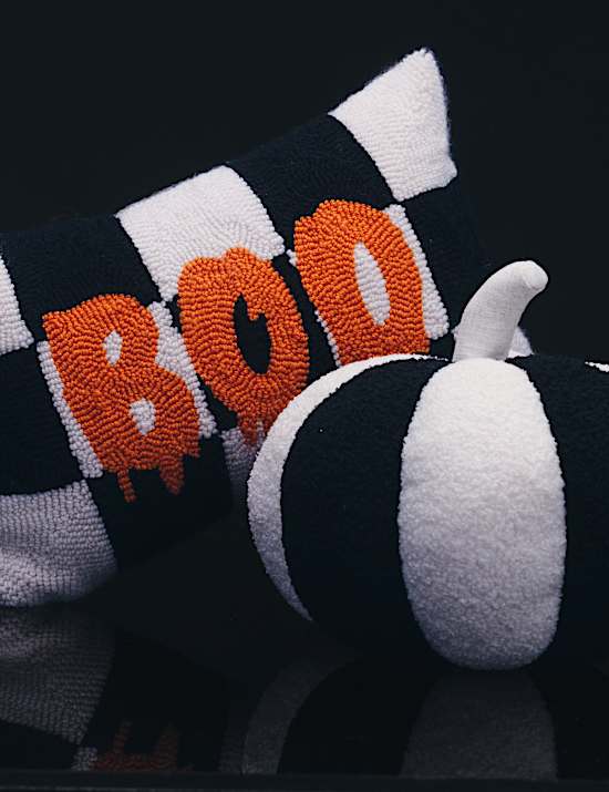 Striped Pumpkin Cushion