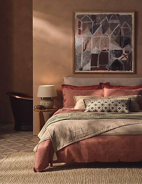 Jaipur Bandhani Cotton Rich Bolster Cushion