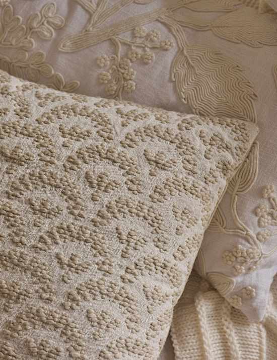 Pure Cotton Fan Jacquard Cushion