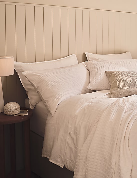 Pure Cotton Large Waffle Throw