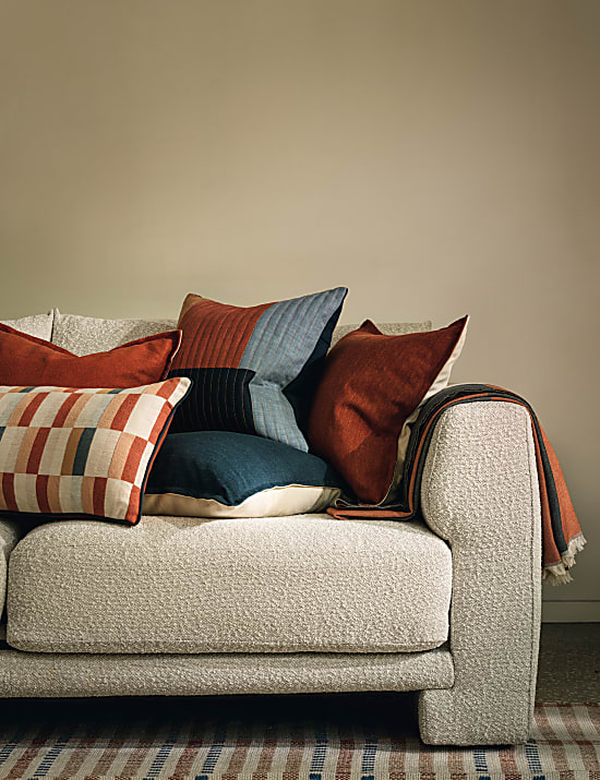 Ανάγλυφο μαξιλάρι από 100% βαμβάκι