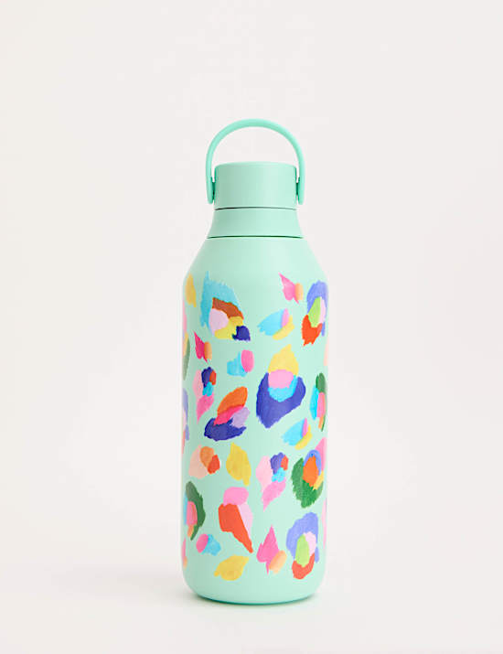 Leopard Print Insulated Water Bottle