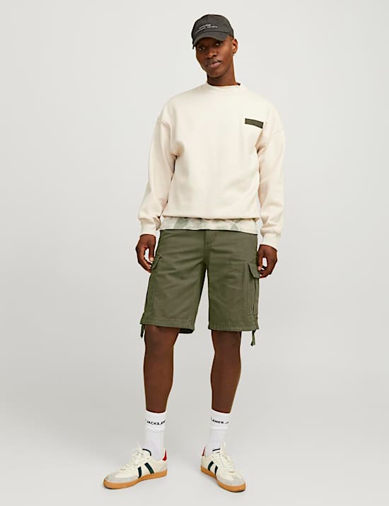 Pure Cotton Cargo Shorts