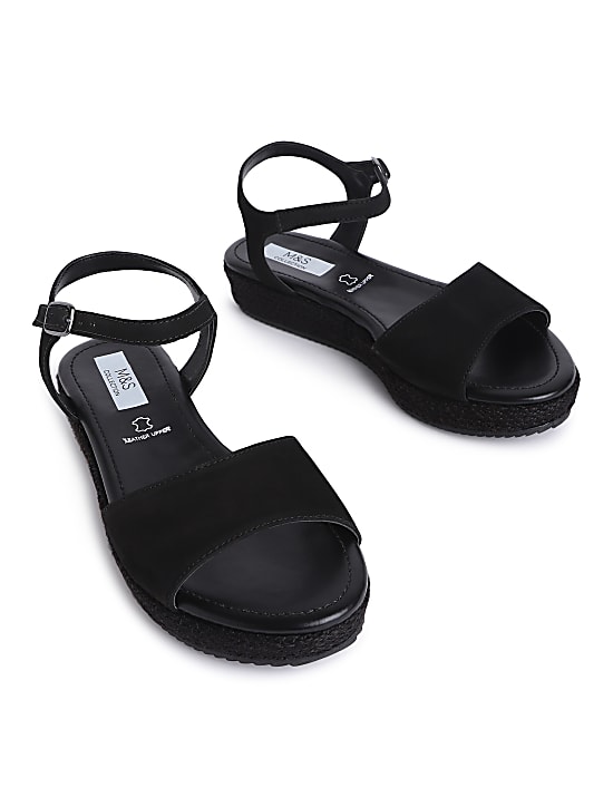 Pure Leather Plain Sandal