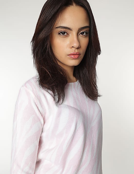 Round Neck Tie Dye Sweater