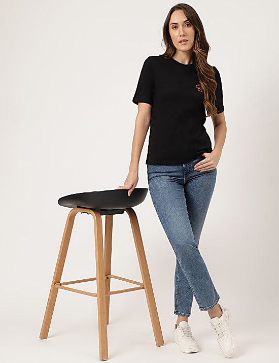 Cotton Rich Fitted T-Shirt