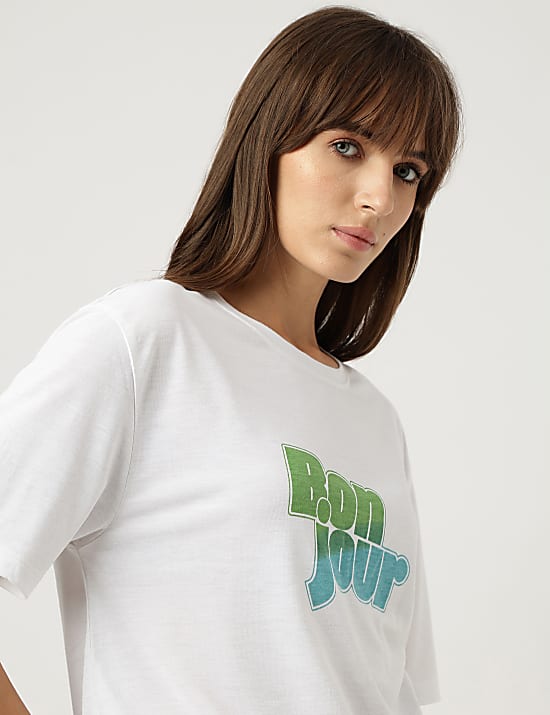 Printed Round Neck T-Shirt