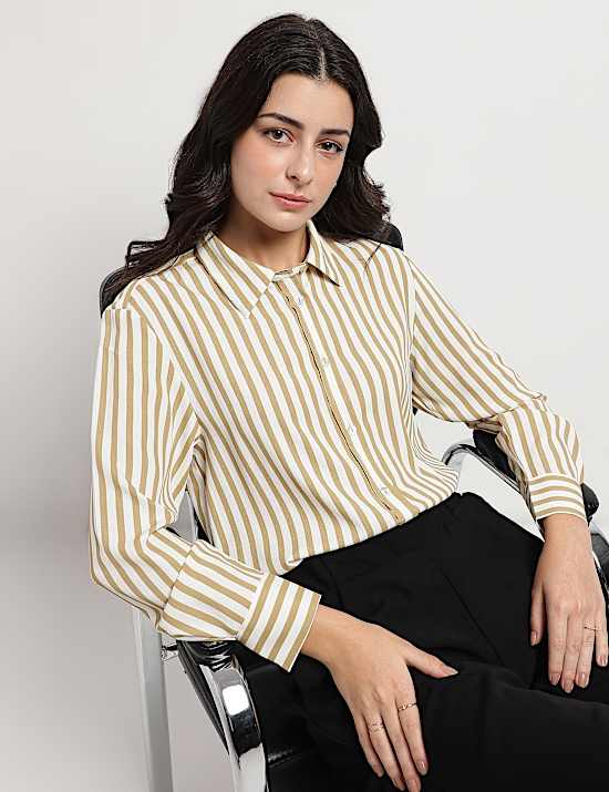 Stripes Collared Shirt