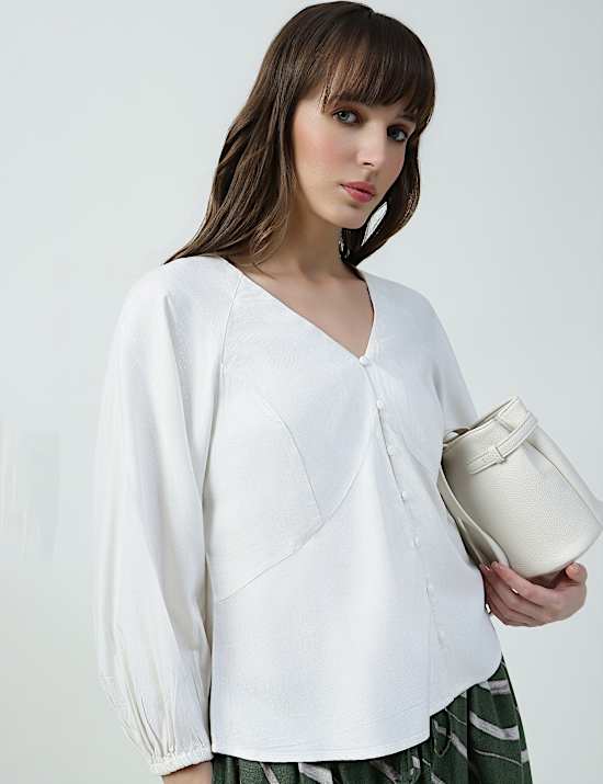 QUARTER SLEELVES EASY TOP