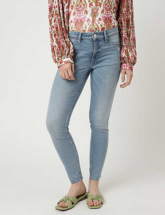 Skinny Mid Waist Jeans