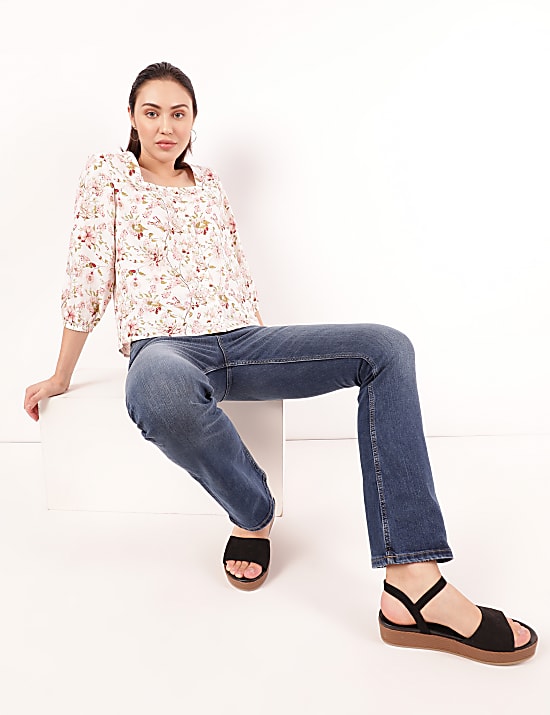 Cotton Mix Plain Slim Fit Jeans