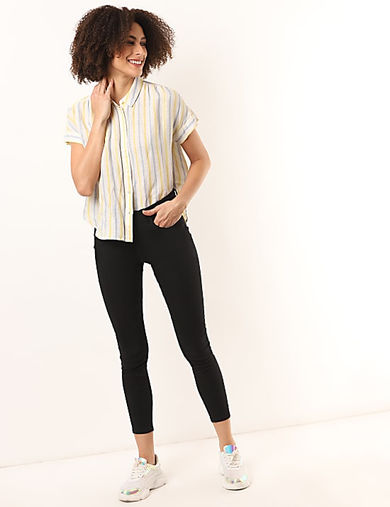 Cotton Mix Plain Super Skinny Fit Jeans