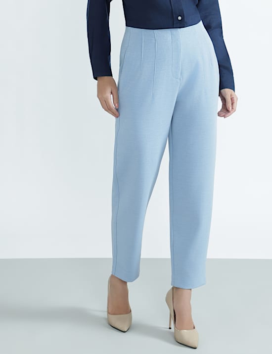Plain Regular Fit Trousers