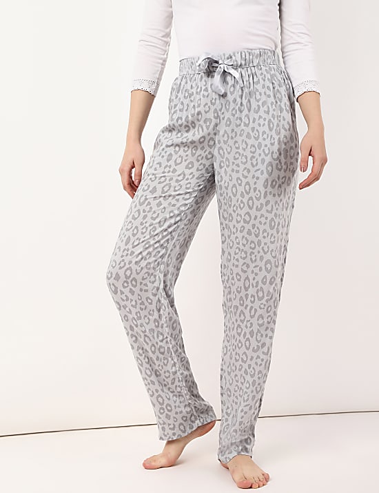 Pure Viscose Printed Regular Fit Pyjama