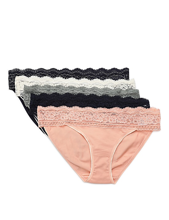 5 Pack Cotton Mix Skinny Fit Knickers