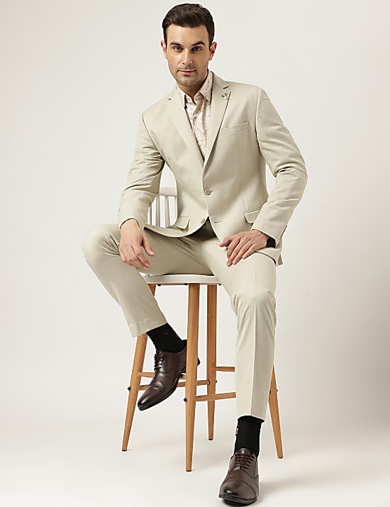 Premium Textured Slim Fit Blazer