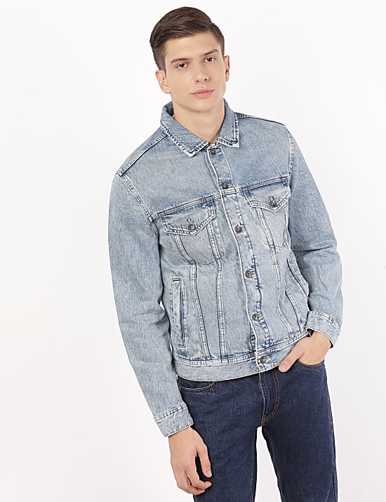 Acid Wash Denim Jacket