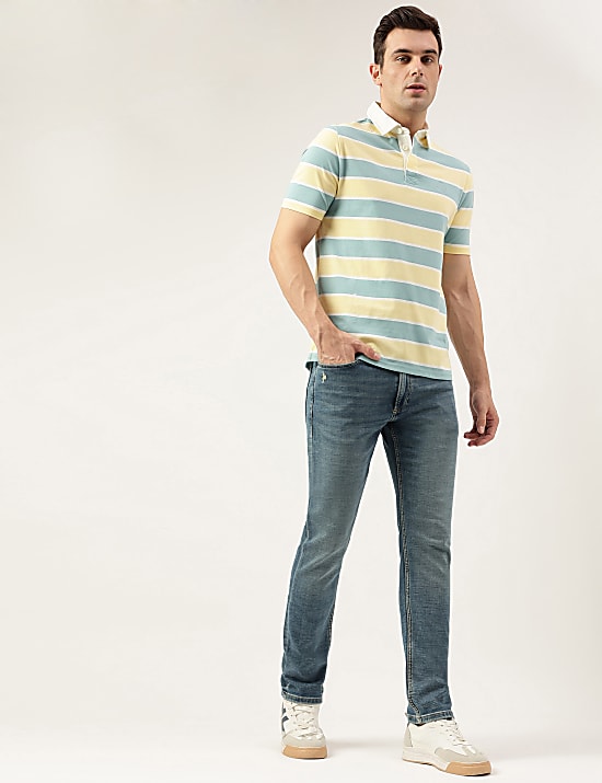 Cotton Mix Slim Fit Jeans