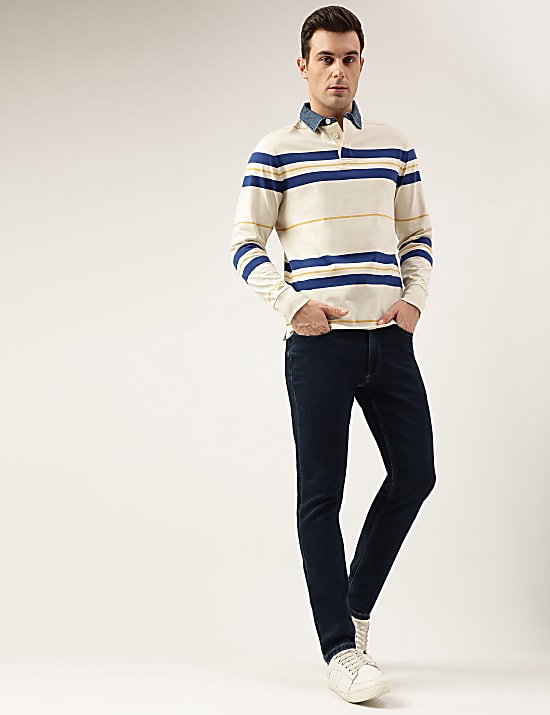 Cotton Mix Slim Fit Jeans