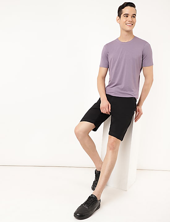 (Cotton Blend) Regular Fit Shorts