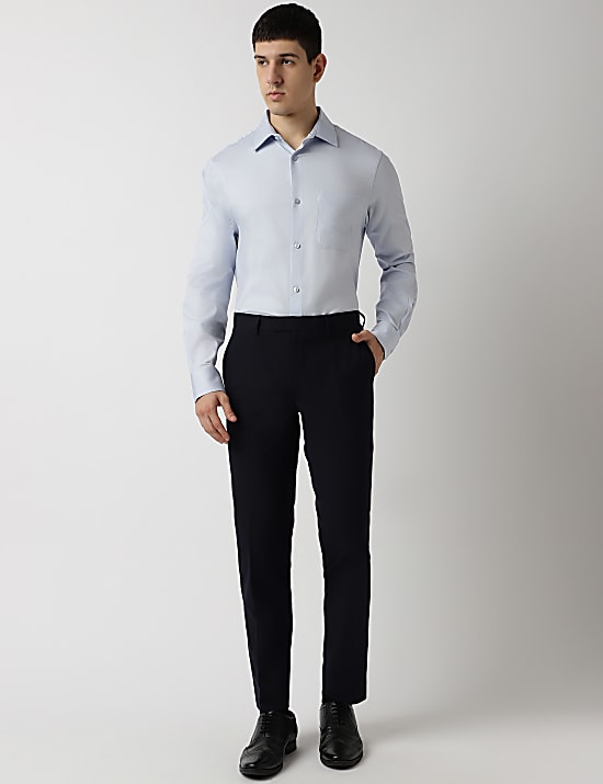 Slim Fit Striped Trousers