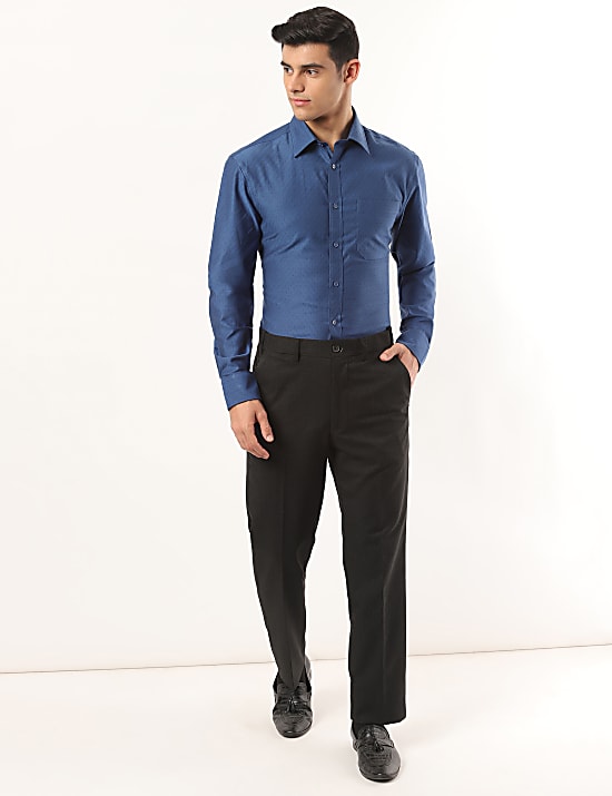 Checks Regular Fit Trouser