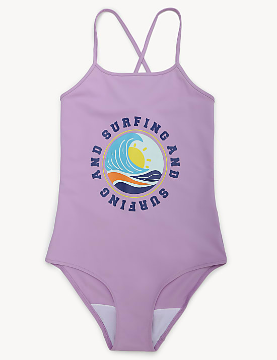 Polyamide Blend Printed Swimsuit