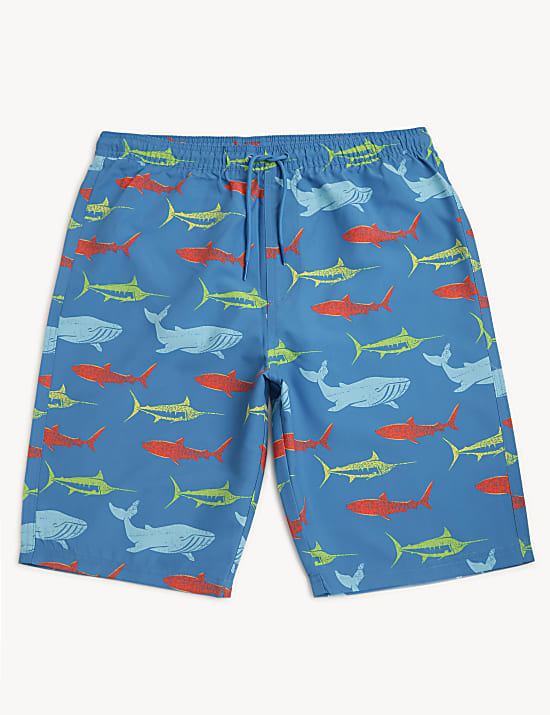 Printed knee Length Swimshorts
