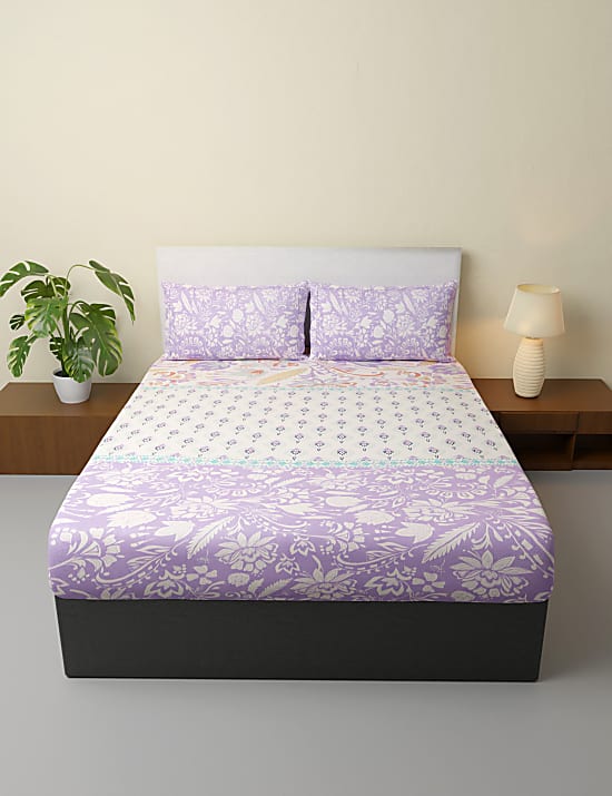 Pure Cotton Printed Bedsheet Set