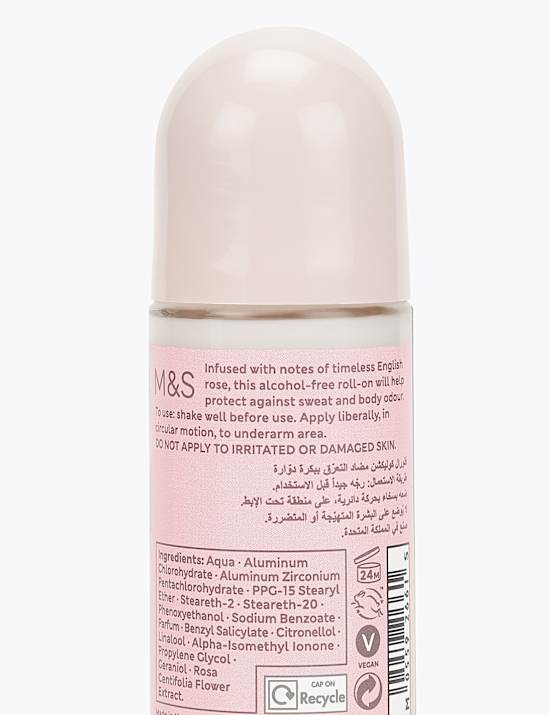 Rose Roll On Deodorant