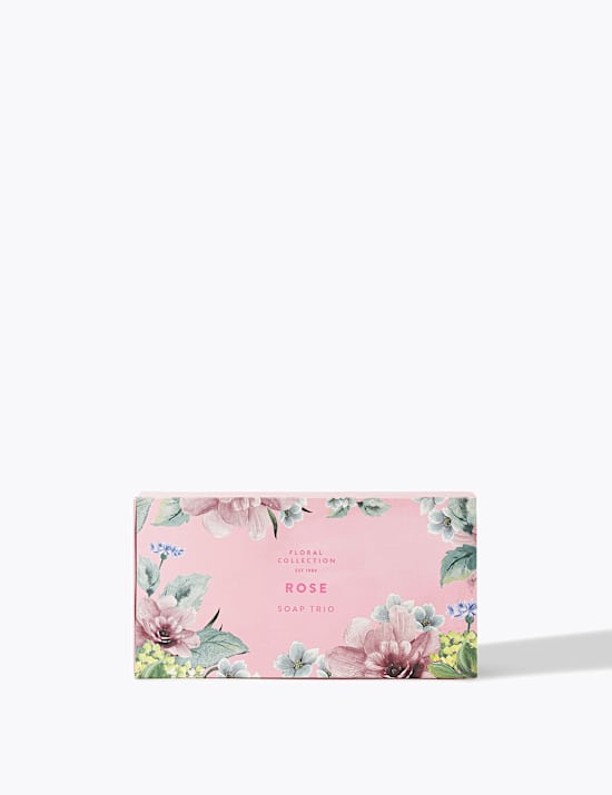 Rose Soap Trio Pack