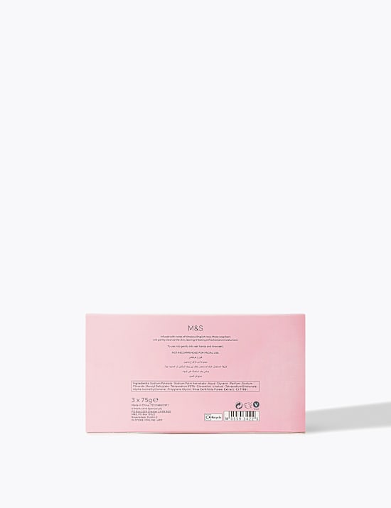 Rose Soap Trio