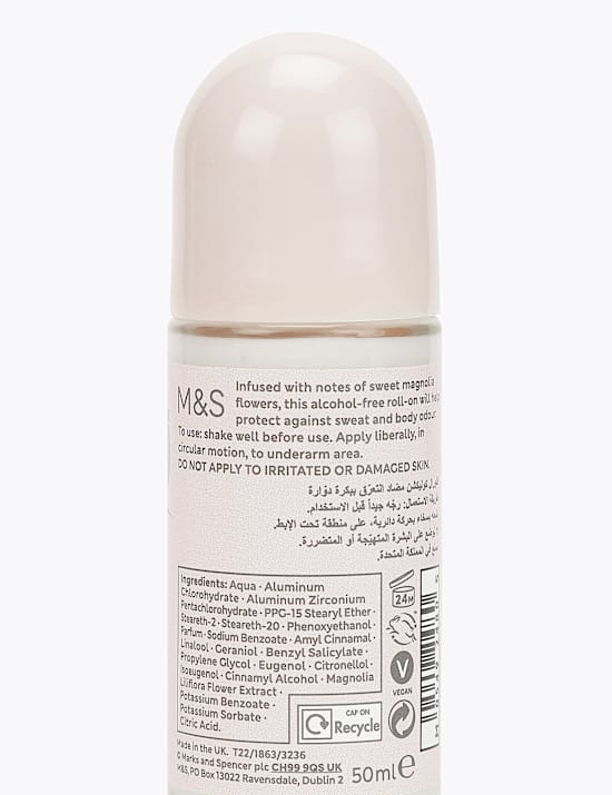 Magnolia Roll On Deodorant