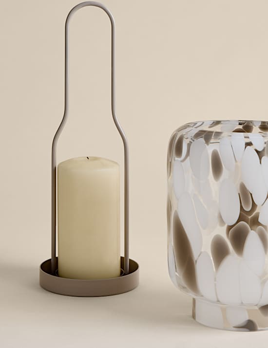 Confetti Glass Lantern