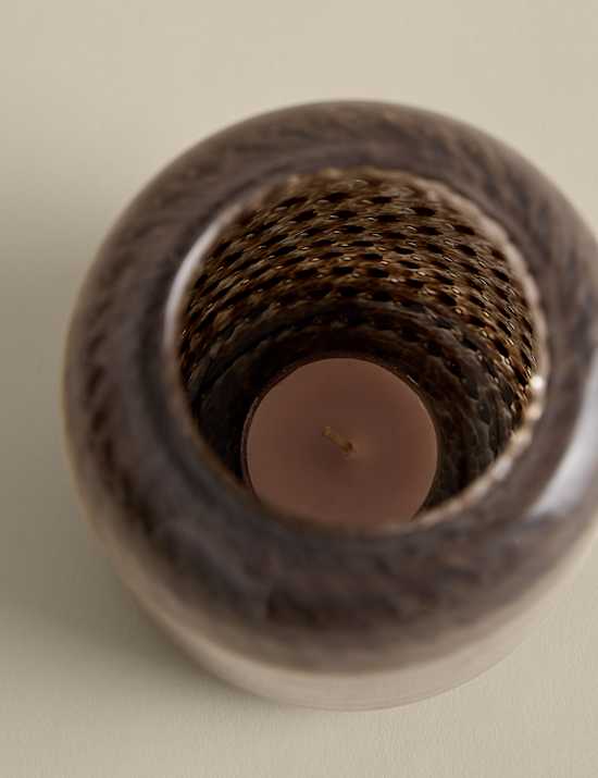 Bubble Decorative Glass Tealight Holder