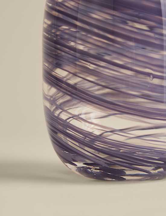 Medium Swirl Glass Vase