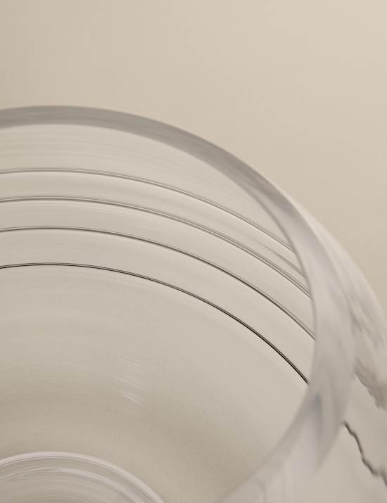 Textured Globe Glass Vase