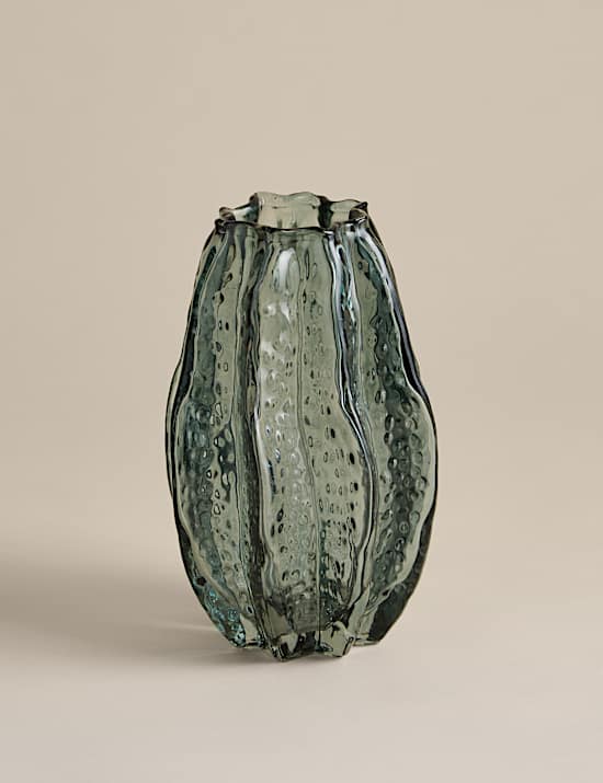 Bright Colour Glass Vase
