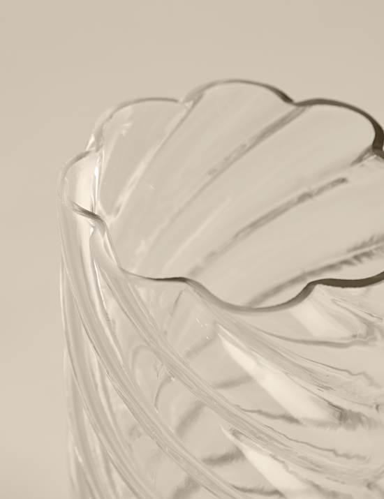 Small Twist Glass Vase