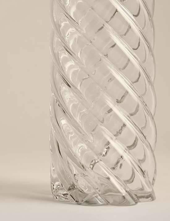 Small Twist Glass Vase