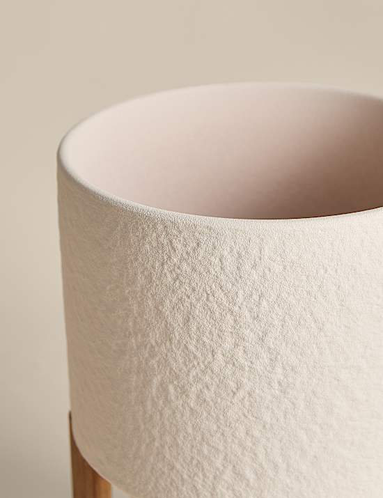 Large Reactive Glaze Ceramic Planter