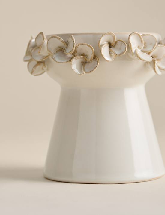 Petal Ceramic Pillar Candle Holder