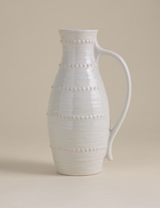 Shaped Bobble Ceramic Jug