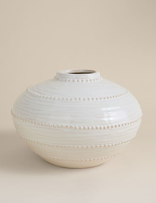 Squat Bobble Ceramic Vase