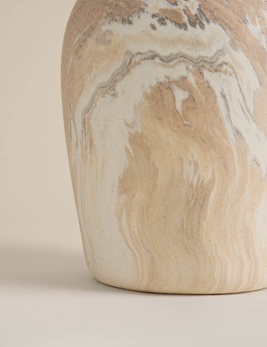 Marble Effect Ceramic Vase