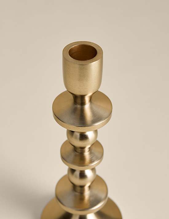 Bobble Metal Dinner Candle Holder