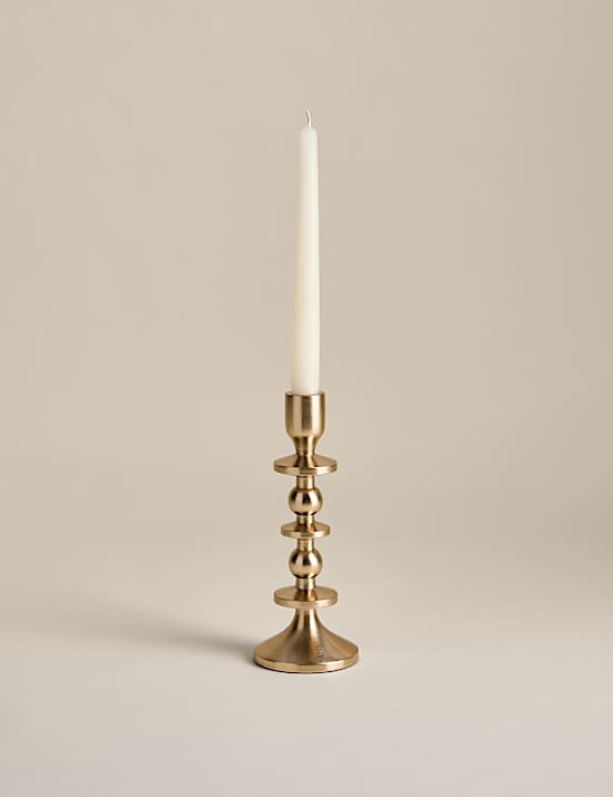 Bobble Metal Dinner Candle Holder