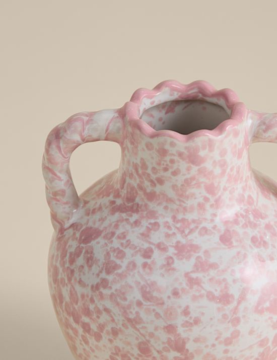 Small Splatter Ceramic Vase