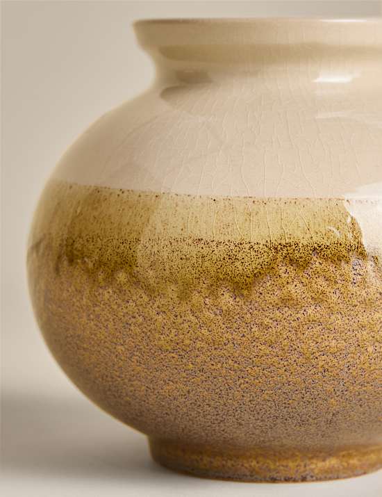 Small Rounded Ceramic Vase