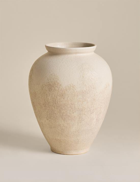 Large Rounded Ceramic Vase